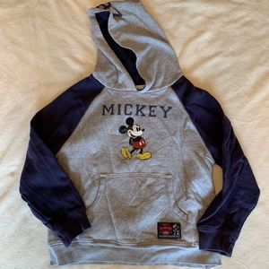 Boys Hooded Disney World Mickey Mouse Sweatshirt